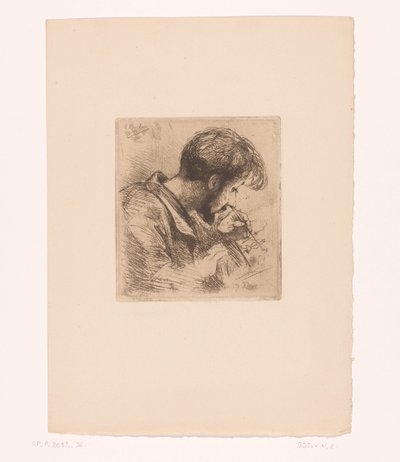 Portret jeden Paul Adolphe Rajon autorstwa Emile Boilvin