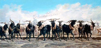 „Wyeliminujmy stado”, 1853 r. autorstwa Emile Charles Joseph Loubon