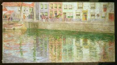 Za kanałem, 1900 autorstwa Emile Claus