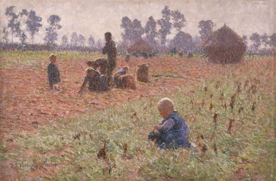 Zbieranie kukurydzy autorstwa Emile Claus