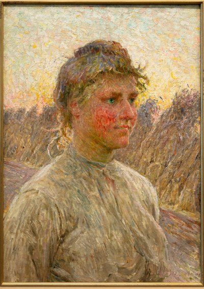 Żona młodego farmera autorstwa Emile Claus