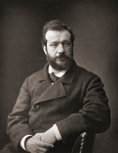 Feliksa Henri Bracquemonda. Portret. autorstwa Emile Courtin