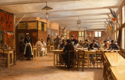 Kawiarnia autorstwa Emile Georges Weiss