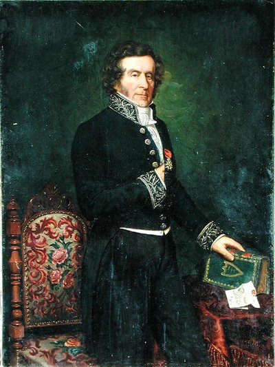 Pierre Calemard de La Fayette (1783-1873) 1848 autorstwa Emile Giraud