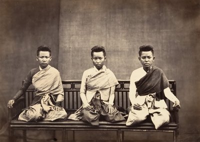 Żony księcia Phra-Kéo-Pha, 1866. autorstwa Emile Gsell