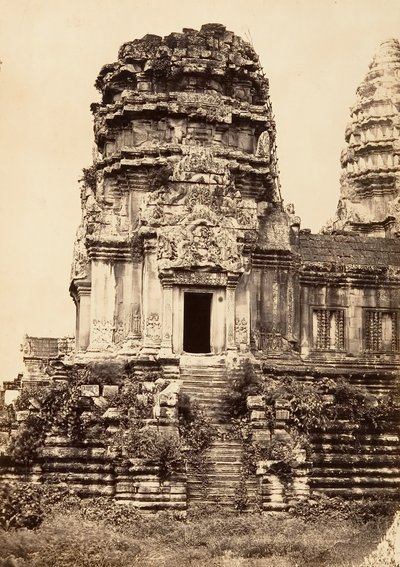Wielka Pagoda - Wieża Północna II piętra, 1866 r. autorstwa Emile Gsell