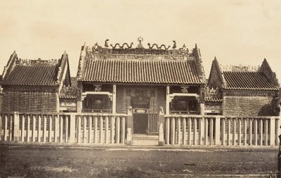Chińska Pagoda Miejska, 1866. autorstwa Emile Gsell