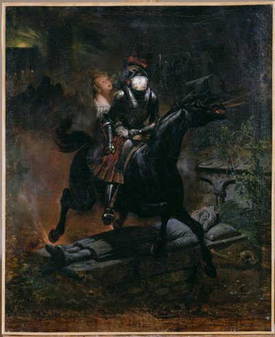 Ballada o Leonorze, 1839 autorstwa Emile Jean Horace Vernet