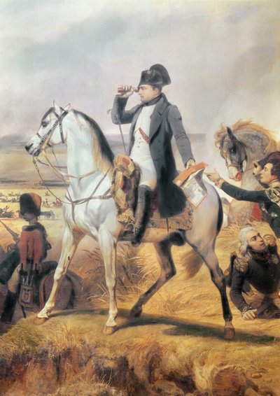 Fragment Napoleona z bitwy pod Wagram, 6 lipca 1809, 1836 autorstwa Emile Jean Horace Vernet