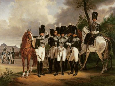 Portret generała markiza de Talhout-Roy, 1818-19 autorstwa Emile Jean Horace Vernet