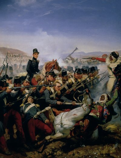 Somos mūšis, 1839 m autorstwa Emile Jean Horace Vernet