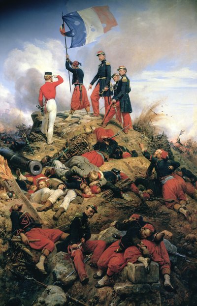 Przejęcie Malakoff autorstwa Emile Jean Horace Vernet