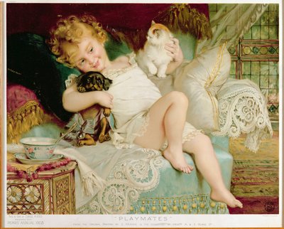 Playmates, z dorocznego gruszki, 1903 autorstwa Emile Munier