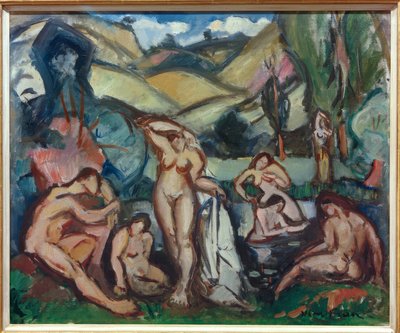 Kąpiące się kobiety autorstwa Emile Othon Friesz