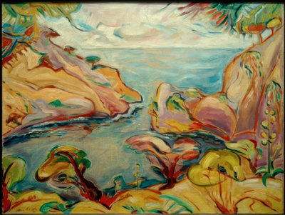 Calanque du Mugel w La Ciotat autorstwa Emile Othon Friesz