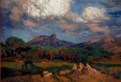 Les Driades autorstwa Marie Auguste Emile Rene Menard