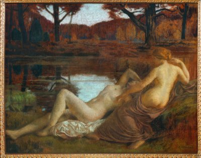 Les Driades autorstwa Marie Auguste Emile Rene Menard