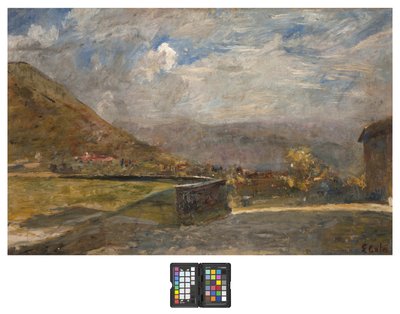 Wzgórza w Brianzie, 1915-20 autorstwa Emilio Gola