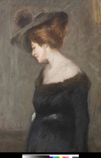 Portret damy, 1903 (detal 3496727) autorstwa Emilio Gola