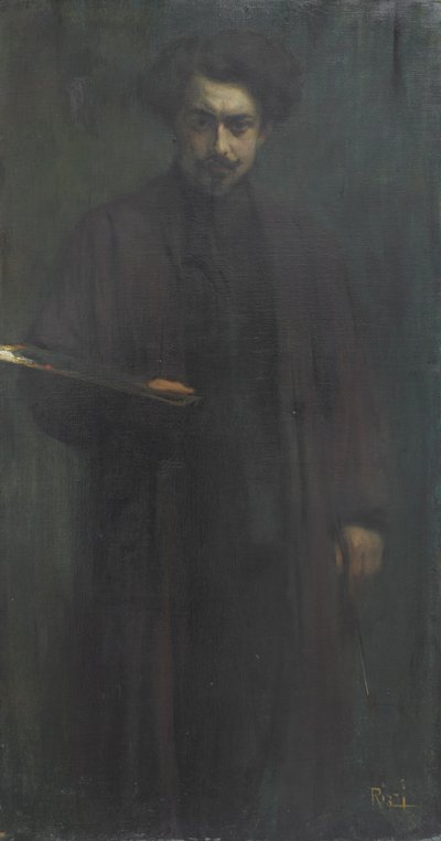 Autoportret, Emilio Rizzi (olej na płótnie) autorstwa Emilio Rizzi