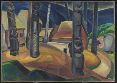 Wieś Kispiax autorstwa Emily Carr