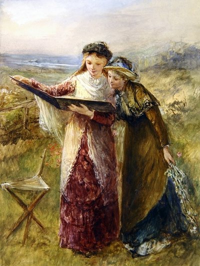 Szkicownik (akwarela na papierze) autorstwa Emily Farmer
