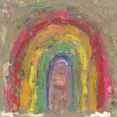 Rainbow, 2021 (olej na płótnie) autorstwa Emily Fox King