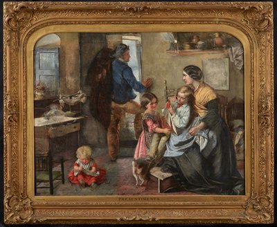 Presentiments (olej na płótnie) autorstwa Emily Mary Osborn