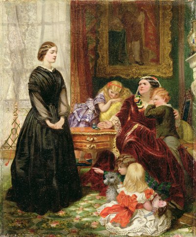 Guwernantka autorstwa Emily Mary Osborn