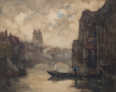 Dordrecht (akwarela) autorstwa Emily Murray Paterson