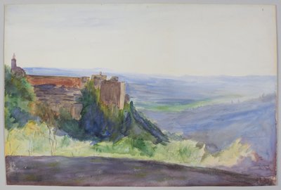 Alhambra, ok. 1900 r. Ołówek i akwarela autorstwa Emily Sargent