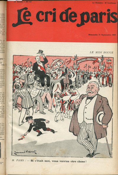 Okładka „”Le Cri de Paris”” autorstwa Emmanuel Barcet