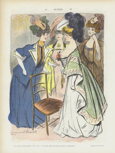 Ilustracja do Le Rire autorstwa Emmanuel Barcet