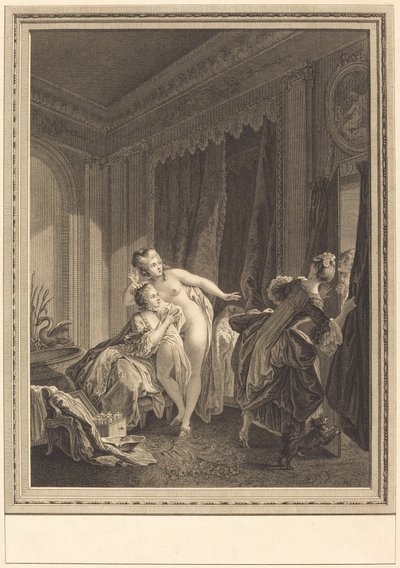 Wieczór autorstwa Emmanuel Jean Nepomucène de Ghendt after Pierre Antoine Baudouin