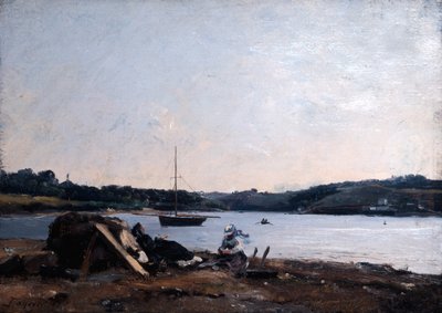 Usta rzeki, 1868. autorstwa Emmanuel Lansyer
