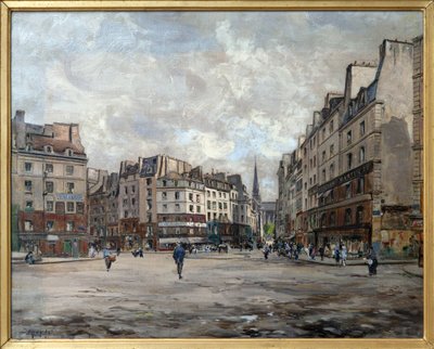Place Maubert w 1888 r., Malarstwo a l