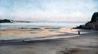 Wzbierający przypływ w sobotni poranek 1876 r. autorstwa Emmanuel Lansyer