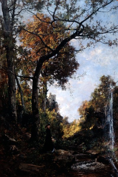Jesienny spacer, 1869. autorstwa Emmanuel Lansyer