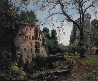 Bastion des Ormes, wnętrze Château de Clisson autorstwa Emmanuel Lansyer
