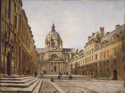 Dziedziniec Starej Sorbony, 1886 r. autorstwa Emmanuel Lansyer