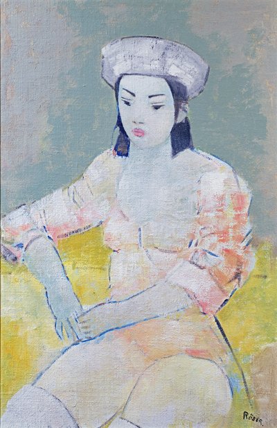Tancerka, 2004 (olej na płótnie) autorstwa Endre Roder