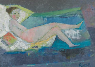Młoda modelka (olej na płótnie) autorstwa Endre Roder