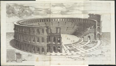 Arena van Verona Mirror of Roman Magnificence (tytuł serii) autorstwa Enea Vico