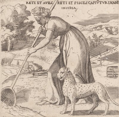 Uwięzienie, ca. 1545-50. autorstwa Enea Vico