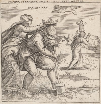 Predestynacja, ok. 1545-50. autorstwa Enea Vico