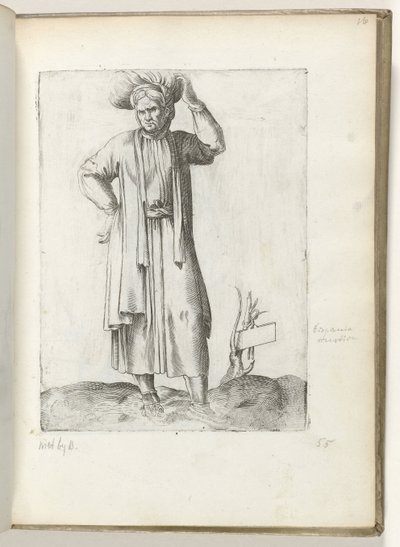 Hiszpański lądownik 1550 Postawy różnych narodów naszych czasów (tytuł serii) autorstwa Enea Vico