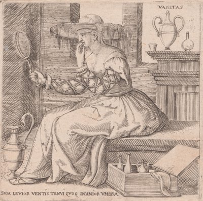 Próżność, 1545-50. autorstwa Enea Vico