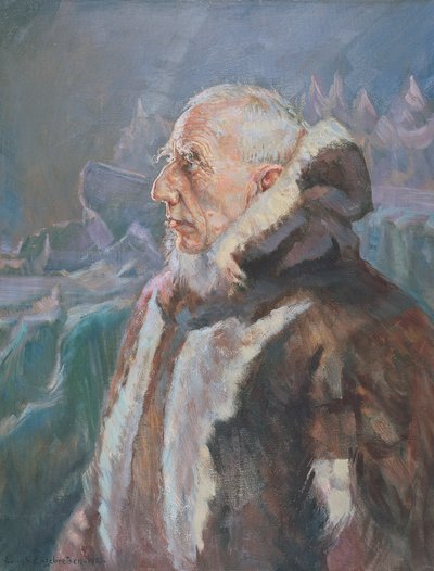 Portret Roalda Engelberta Amundsena (Borge autorstwa Engerbratsen Engerbratsen