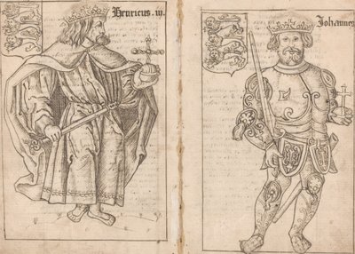Król Jan [prawa strona] autorstwa English 16th Century