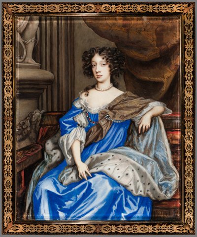 Portret Marii z Modeny, ok. 1673. autorstwa English Nicholas Dixon c. 1645¨after 1708.